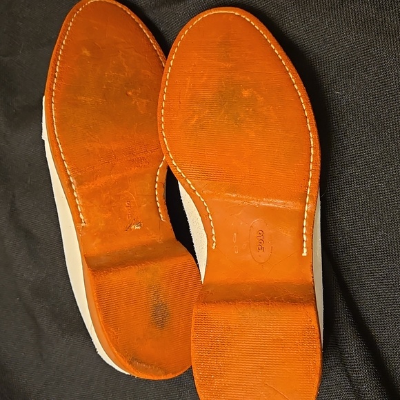 Ralph Lauren Men's White Suede Oxfords - Picture 11 of 13